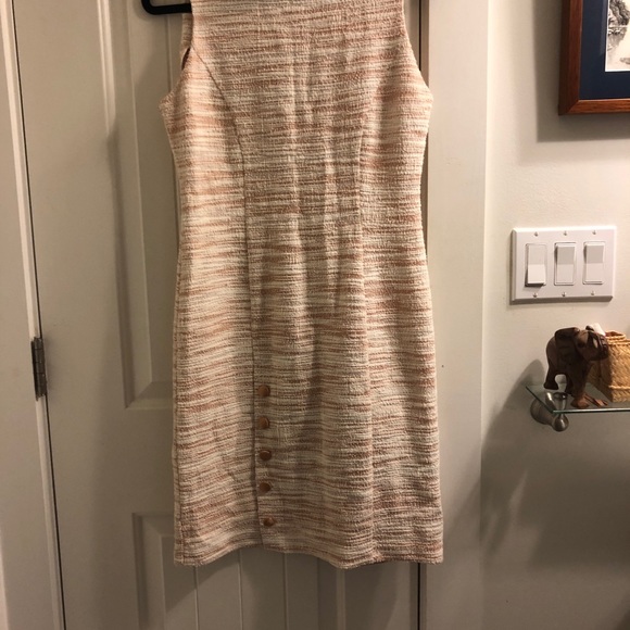 Sharagano Mock Turtleneck Tweed Dress - Picture 2 of 9